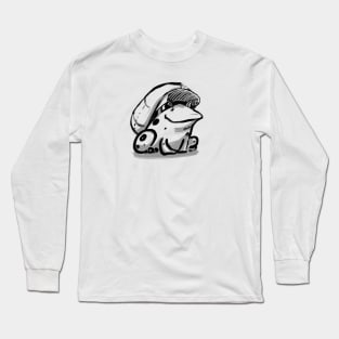 Frog in a cabby hat Long Sleeve T-Shirt